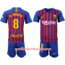 Maillot/Tenue Barcelone A_Iniesta 8 Enfant Domicile 2018/2019